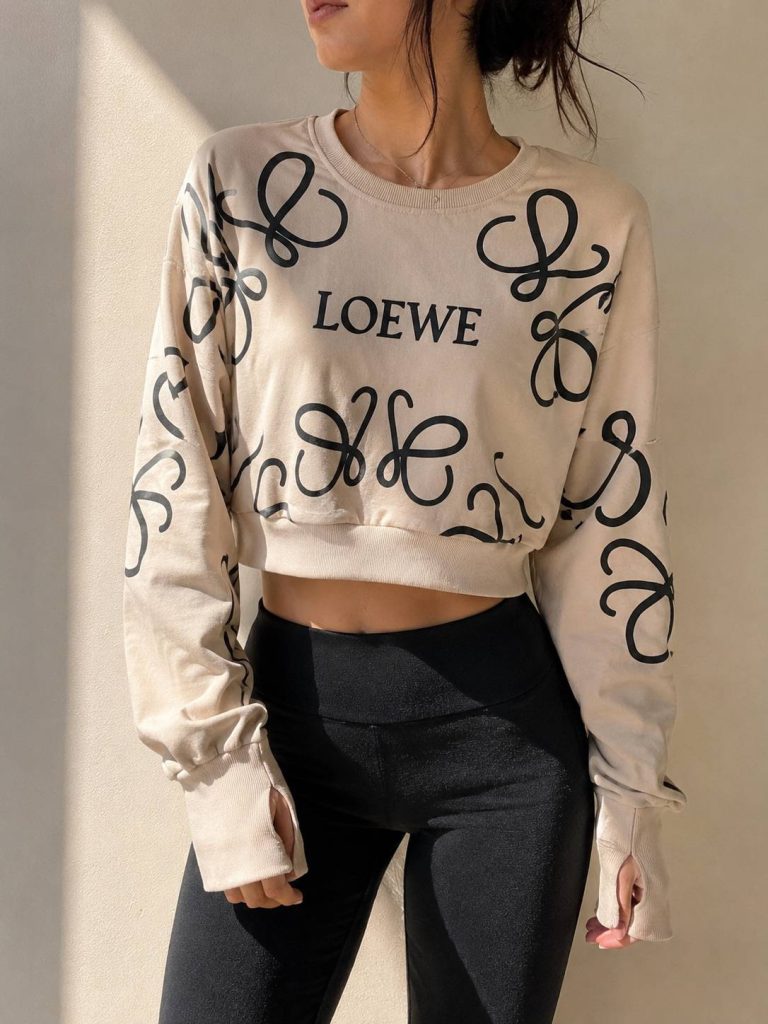 کراپ دورس زنانه فینگردار LOEWE کد267
